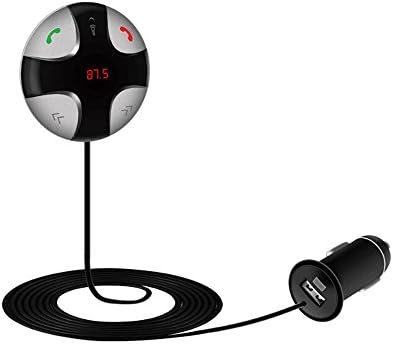 longiko FM29B Bluetooth Hands-free FM Transmitter, In Car Kit MP3 Player Adapter Bluetooth Transmitter Adapter TF Card Music Play with USB Charger