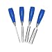 Footprint 87 Series 127142 Set of 4 Blue Poly Handle Chisels 1/4-Inch, 1/2-Inch, 3/4-Inch, 1-Inch