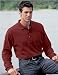 Premium Quality Men's Spartan Long Sleeve Golf Sport Shirt With Pocket - Maroon