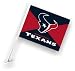 NFL Houston Texans Car Flag with Wall Brackett