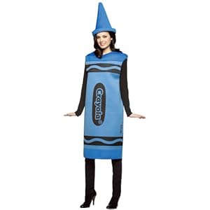 CRAYOLA COSTUME BLUE ADT SM/MD