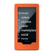 PREMIUM ORANGE SOFT SILICONE RUBBER GEL SKIN COVER CASE FOR MICROSOFT ZUNE HD