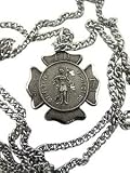 Fireman pendant necklace gift