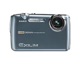 Casio EXILIM EX-FS10 GY Highspeed Digitalkamera (9 Megapixel, 3-fach opt. Zoom, 6,4 cm (2,5 Zoll) Display) grau