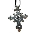 African Cross Pewter Pendant with Corded Necklace, The Faith Collection