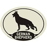 European Style Auto Decal - German Shepherd Dog