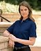 Ladies' Short Sleeve Pique Polo - Dark Navy