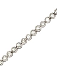 14K Yellow/White Gold 4 ct. Diamond Tennis Bracelet