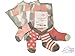 Izzy & Roo Heathered Baby Socks - Set of 4 Pair (0-12 Months, Rose)