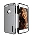 TOTU iPhone 6S Plus Case, [Armor Series] Dual Layer Case, Premium Hybrid Heavy Duty [Shock-Absorption] Compatible with Apple iPhone 6 Plus (2014) & iPhone 6S Plus (2015)- Space Gray/Black