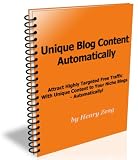 41 MnHJIMXL. SL160  Unique Blog Content Automatically   New Century Edition with DirectLink Technology