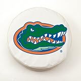 Florida Gators Tire Cover Color: White, Size: J