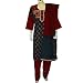 Indian Salwar Kurta Cotton Printed Embroidered Dress Size L (slk377b)