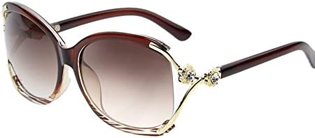 New metal diamond fashion big frame sunglasses driving mirror female tide