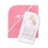 Gerber Brand 4 Piece Girl's Bath Set by Gerber