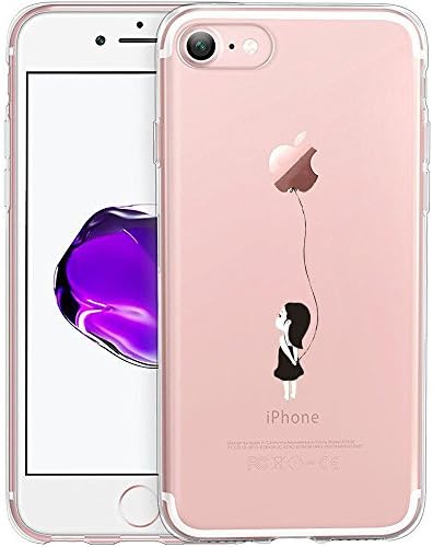 iPhone 7 Case, Vect iPhone 7 Case Clear with Embossed Design TPU Soft Shock-Absorption Scratch-Resistant Slim Fit Protective Cover for iPhone 7 4.7 inch (Kite Runner)