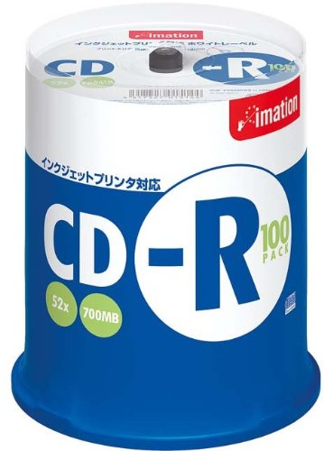 Imation  CDR700MB プリンタブルホワイト 100枚スピンドル CDR80PWBX100SL