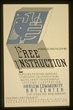 GIANT WPA Wall Sticker of: Hundreds are receiving free instruction