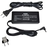 HQRP AC Adapter / Power Supply for Canon PowerShot SX10 IS / SX-10 / SX10IS Digital Camera - Replacement with USA Cord & Euro Plug Adapter