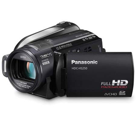 Panasonic HDC-HS250-K Hard Drive High Definition Camcorder Black