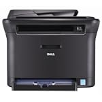 Dell 1235cn Multifunction Network Color Laser Printer - Max Resolution 2400x600 dpi - Max Printing Speed 17 ppm - Duty Cycle 20,000 PPM - Max Sheet Size 8.5x11 - ADF 15 sheets- USB, Ethernet, 128 MB RAM