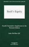 Snell's equity. Fourth cumulative supplement to the thirtieth edition, up-to-date until October 15, 2003