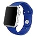 Apple Watch Band, Perman Sports Comfort Smooth Silicone Replacement Smart Watch Bracelet Strap Band Watchband for Apple Watch 42mm Blue