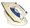 Cordless steam iron with swivel base
