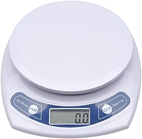 To TSdrena dish convenient 0.1g unit / maximum Weighing 3kg digital cooking scale (scales) HEM-KDS301P-W (japan import)