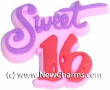 Sweet 16 Shoe Snap Charm Jibbitz Croc Style 41 N01PN7ML. SL160 Sweet 16 Shoe Snap Charm Jibbitz Croc Style