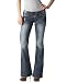 Silver Jeans Destructed Tuesday Boot-Cut Jeans, Medium Wash