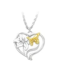 Granddaughter Diamond Pendant Necklace: Believe In Your Dreams by The Bradford Exchange