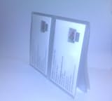 Double Plastic Picture Credit Card Vinyl Wallet Insert - 6 Double Sleeves