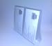 Double Plastic Picture Credit Card Vinyl Wallet Insert - 6 Double Sleeves