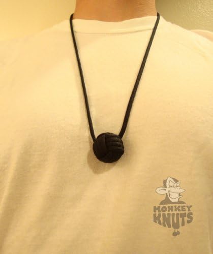 Monkey Fist Necklace Pendant Nautical Knot