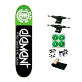 Element Fractal Green 7.75 Skateboard Deck Complete Black/Green