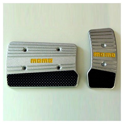 MOMO Challenger Black Aluminum Automatic Pedal Covers