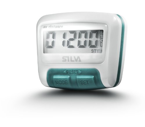 Silva EX Distance Pedometer pedometer - White/Turquoise