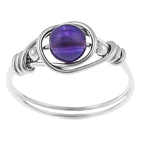 Sterling Silver Amethyst Ring