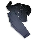 Fruit of the Loom - Mens Broadcloth Pajamas, Navy