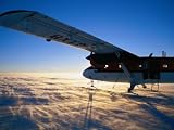 Twin-Otter Aircraft on Snow, Antarctic Plateau, Antarctica Photographic Poster Print by David Tipling, 64x48