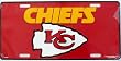 Kansas City Chiefs License Plate Frame NFL