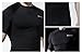 CLSL TM-R13-BLKZ_Large j-ALX Tesla Men's Cool Dry Compression Baselayer Short SleeveT Shirts R13