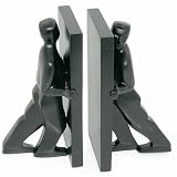 MANLY pushing BOOKENDS book ends SHELF office decor