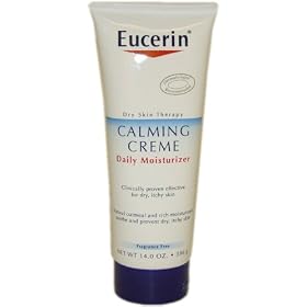 Eucerin Dry Skin Therapy Calming Creme, 14 Ounce Tubes (Pack of 2)
