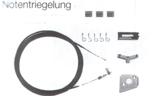  Hörmann Notentriegelung für Hörmann Sectionaltore mit Schloss