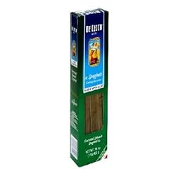De Cecco Pasta, Spinach Spaghetti, 16-Ounce Boxes (Pack of 5)