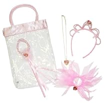 Disney Princess Bag With Locket, Wand, Tiarra, Ribbon Hair Elastic