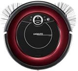 CCP 【LAQULITO】 壁にぶつからない自動ロボット掃除機(ハイグレードモデル) ダークレッド CZ-907-DR