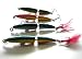 Kamikaze Hard Body Four Lures and Bag - Broken Heart A
